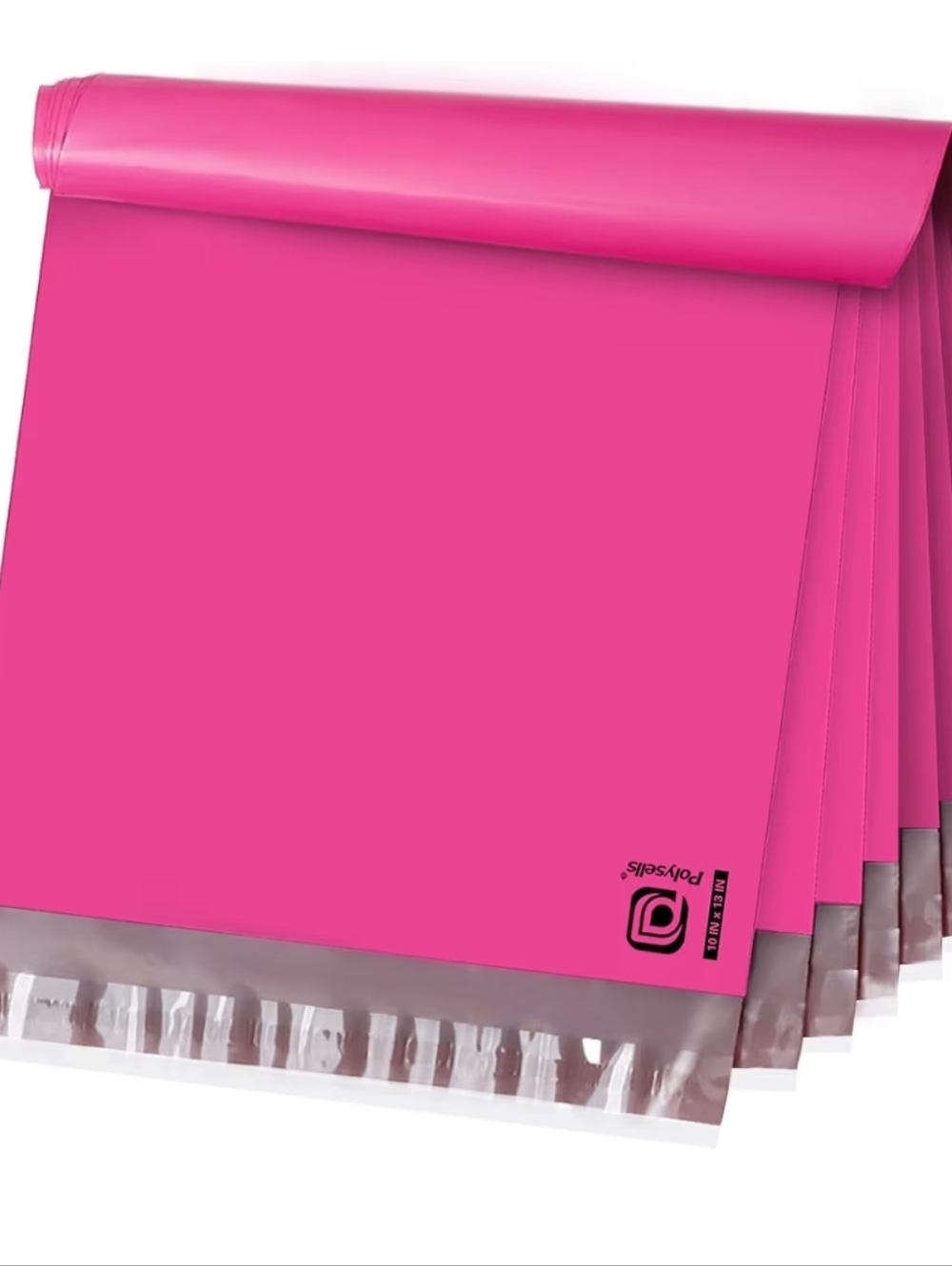NEW 100 Pack Pink Waterproof Mailer Bag - 10 x 13 in